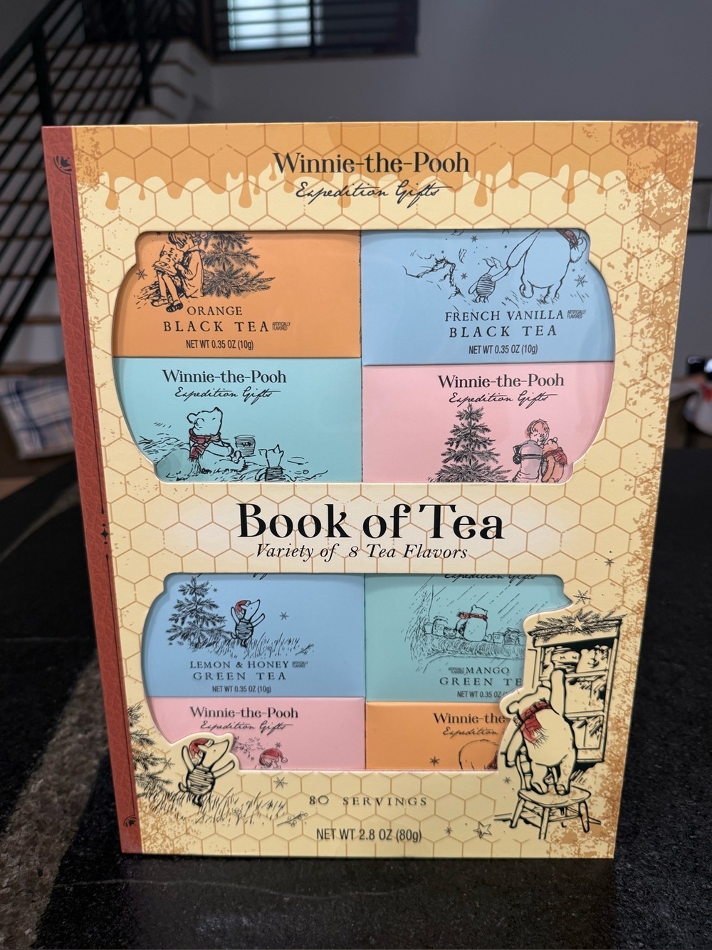 Thoughtfully Winnie the Pooh Book of Tea Gift Set – 80 Tea Bags, 8 Flavors - Picture 2 of 6
